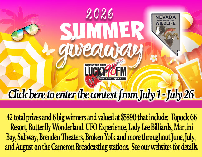 Lucky98fm 2026 Summer Giveaway Contest Entry